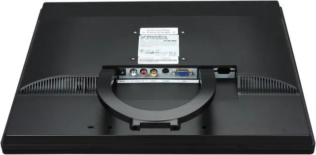 Alt view image 7 of 8 - ViewEra 19" Active Matrix, TFT LCD SXGA LCD Video Monitor 5 ms D-Sub, S-Video, Composite V191HV (black) V191HV-B