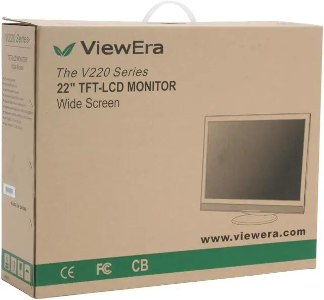 Alt view image 10 of 10 - ViewEra 22" Active Matrix, TFT LCD WSXGA+ LCD Monitor 5ms(GTG) D-Sub, DVI-D V220D-B