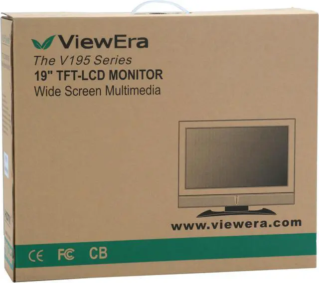 Alt view image 15 of 15 - ViewEra 19" Active Matrix, TFT LCD WXGA+ LCD Monitor 5 ms D-Sub, HDMI, S-Video, Composite, Component V195MV