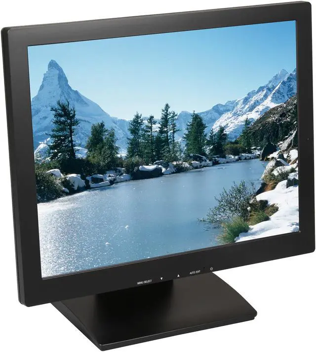 Alt view image 3 of 8 - ViewEra V157TP Black 15" USB 5-wire Resistive Touchscreen Monitor 250 cd/m2 500:1