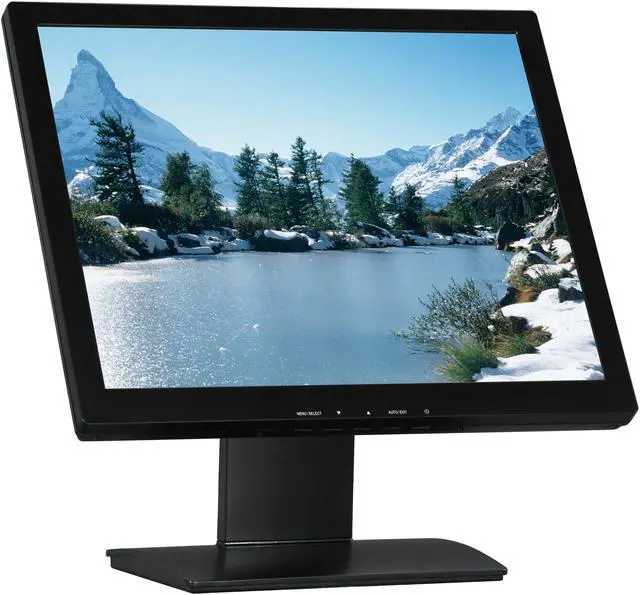 Alt view image 3 of 9 - ViewEra V177TP Black 17" USB 5-wire Resistive Touchscreen Monitor 250 cd/m2 500:1
