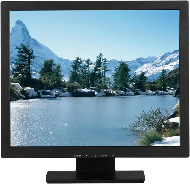 Alt view image 2 of 9 - ViewEra V197TP Black 19" USB 5-wire Resistive Touchscreen Monitor 250 cd/m2 500:1