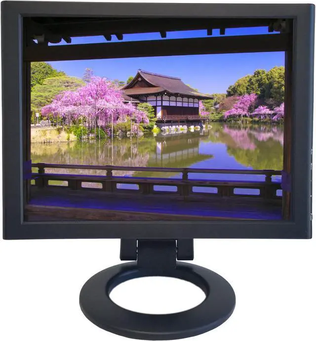Main image of ViewEra V158HB Black 15" HDMI/BNC LCD/LED Security Monitor, 350cd/m2, 700:1, HDMI, BNC In/Out, D-Sub