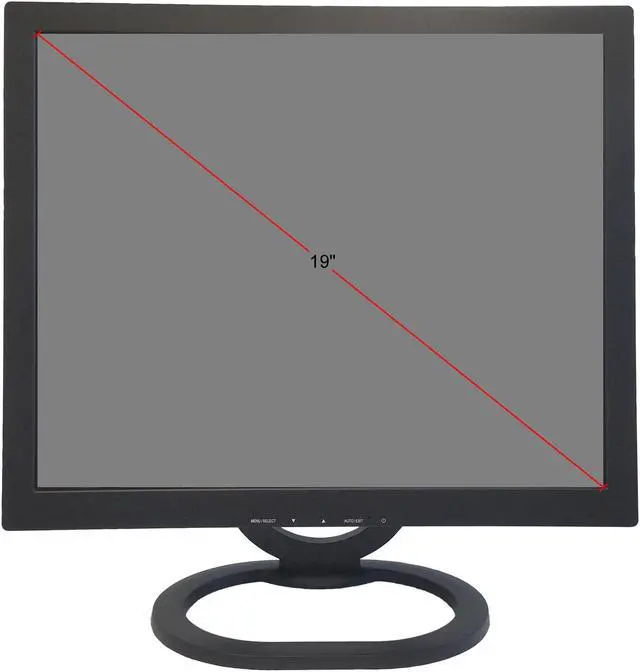 Alt view image 7 of 7 - ViewEra 19" Active Matrix, TFT LCD SXGA LCD Monitor 5ms (Typ.) D-Sub, BNC V191BN2