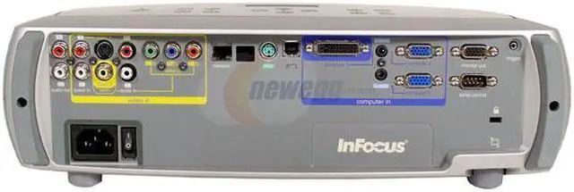 Alt view image 3 of 6 - InFocus LP820 1024 x 768 3200 max ANSI lumens LCD Projector 800:1