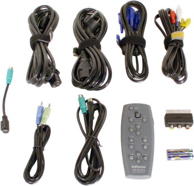 Alt view image 4 of 5 - InFocus LP240 800 x 600 1000 max ANSI lumens LCD Projector 400:1