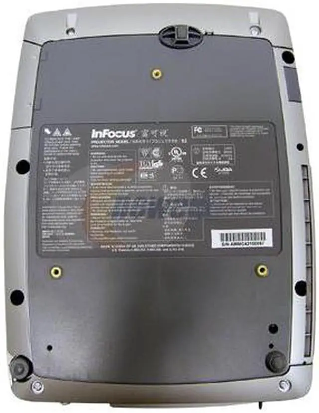 Alt view image 7 of 8 - InFocus X2 1024 x 768 1700 max ANSI lumens DLP Projector 2000:1