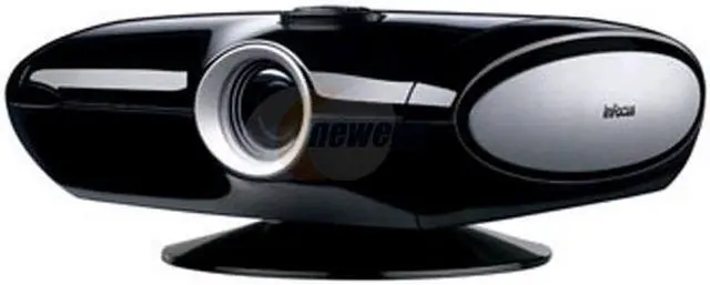 Main image of InFocus IN76 1280 x 720 DLP 720p Home Theater Projector Whisper: 800 max ANSI lumens High Bright: 1000 max ANSI lumens 3000:1