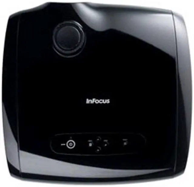 Alt view image 3 of 4 - InFocus IN76 1280 x 720 DLP 720p Home Theater Projector Whisper: 800 max ANSI lumens High Bright: 1000 max ANSI lumens 3000:1