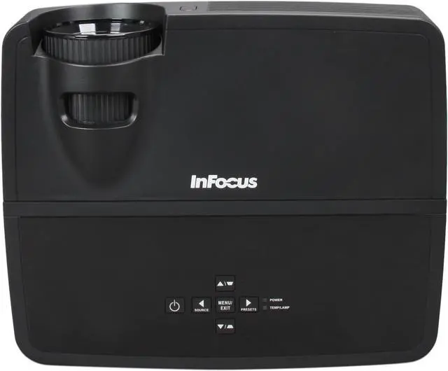 Alt view image 6 of 7 - InFocus IN114 1024 x 768 High Bright: 2700 max ANSI lumens Eco Mode: 2160 max ANSI lumens DLP Projector 3000:1