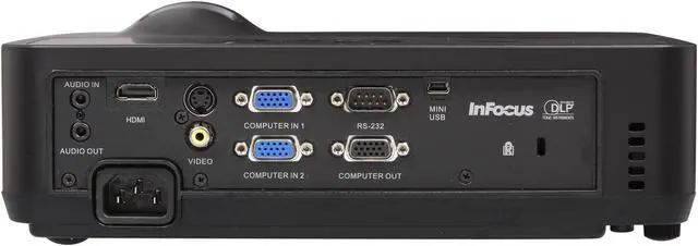 Alt view image 6 of 8 - InFocus IN116 WXGA 1280 x 800, 2700 Lumens, Slim Design & Lightweight, HDMI Input, BrilliantColor Tech, 3D Ready DLP Projector