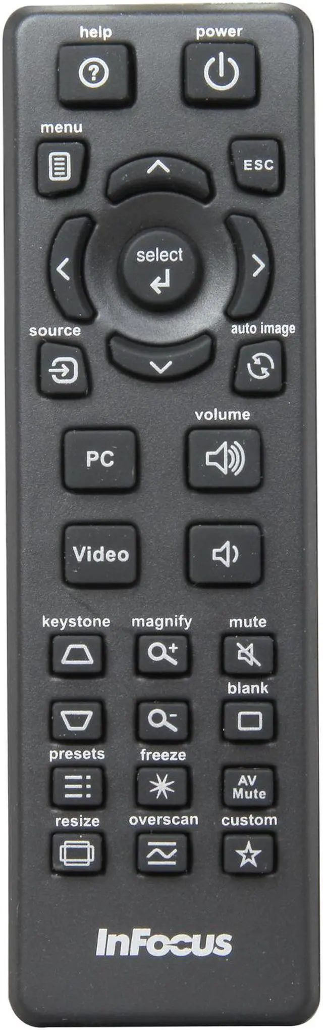 Alt view image 7 of 8 - InFocus IN2124 1024x768 XGA 3200 ANSI Lumens, RJ-45 LAN Control/Display, HDMI 1.4 Input, AMX Device Discovery, 3D Ready DLP Projector