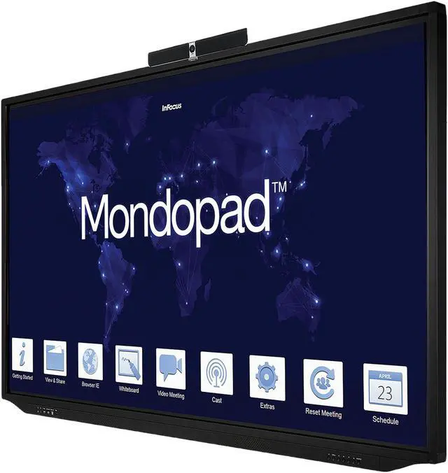 Alt view image 2 of 5 - InFocus INF5522AG 55" Mondopad with Anti-Glare Video Conferencing and Collaboration Solution
