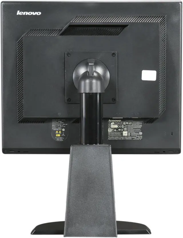 Alt view image 5 of 10 - lenovo ThinkVision Tilt, swivel & height adjustable standing L192p 19" 20ms   LCD Monitor 250 cd/m2 1000:1