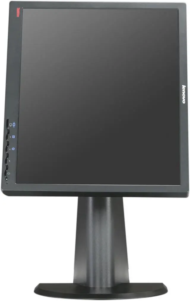 Alt view image 7 of 10 - lenovo ThinkVision Tilt, swivel & height adjustable standing L192p 19" 20ms   LCD Monitor 250 cd/m2 1000:1