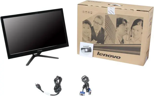 Alt view image 7 of 7 - lenovo LI2321S Glossy Black 23" HDMI LED Backlight LCD Monitor IPS 250 cd/m2 10,000,000:1 (1000:1)