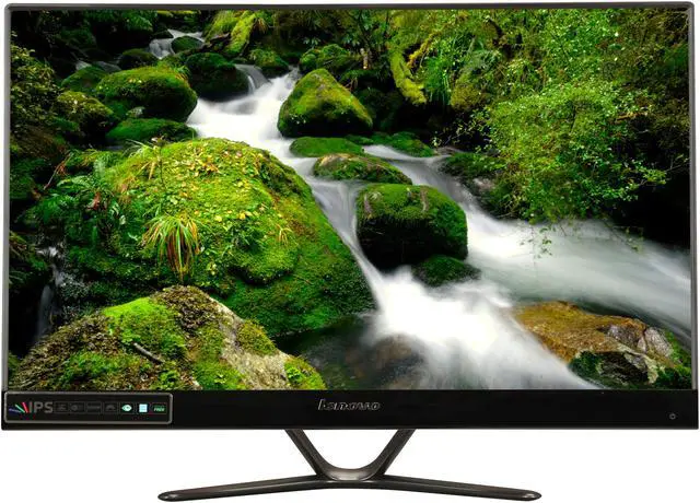 Alt view image 2 of 7 - lenovo LI2721S Glossy Black 27" HDMI Widescreen LED Backlight LCD Monitor AH-IPS 250 cd/m2 10,000,000:1 (1000:1)