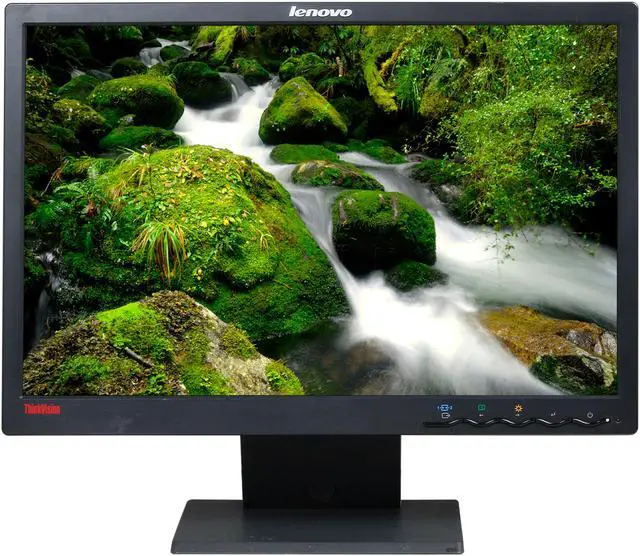 Alt view image 2 of 8 - Lenovo 19" 60 Hz LCD Monitor 5 ms D-Sub, DVI-D ThinkVision L194