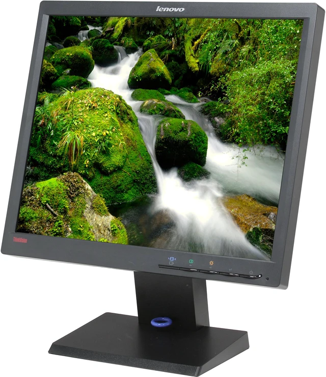 Main image of Lenovo 17" LCD Monitor 5 ms D-Sub, DVI-D ThinkVision L1711p