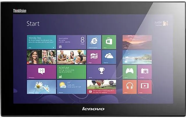 Main image of Lenovo ThinkVision LT1423p 13.3" LED LCD Touchscreen Monitor - 16:9 - 7 ms