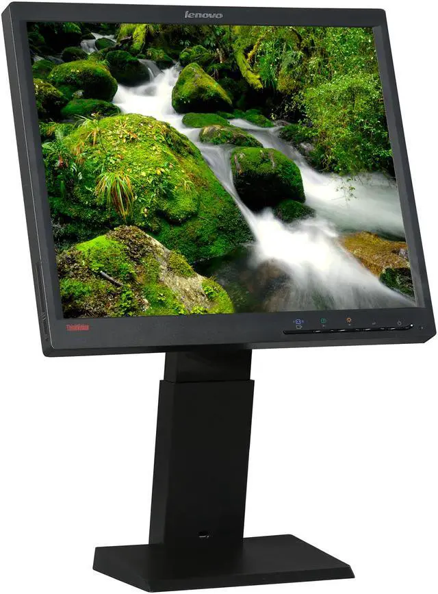 Alt view image 3 of 9 - Lenovo Thinkvision L1711p 5ms Height & Tilt Adjustable LCD Monitor