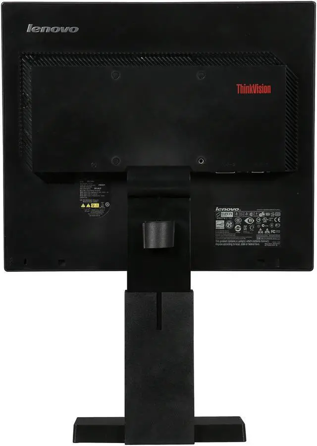 Alt view image 5 of 9 - Lenovo Thinkvision L1711p 5ms Height & Tilt Adjustable LCD Monitor