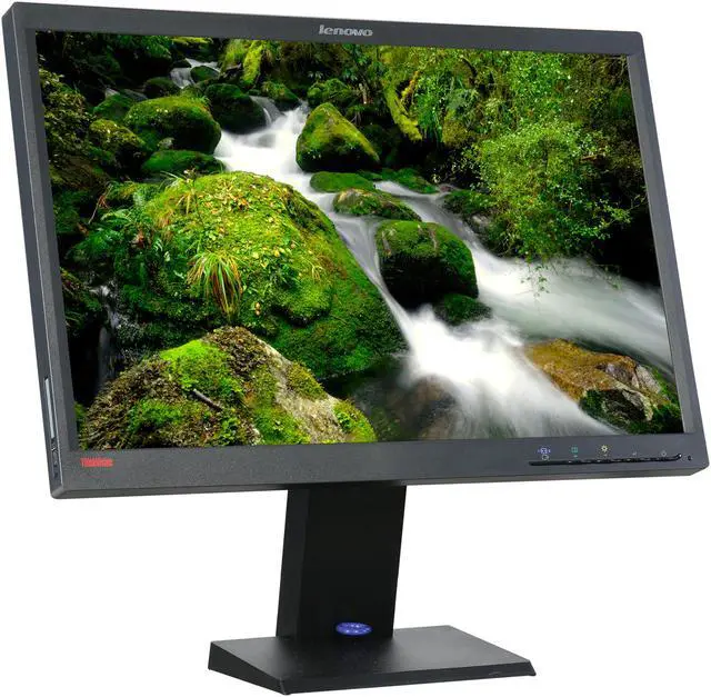 Alt view image 3 of 8 - Lenovo L2250pwD 1680 x 1050 Resolution 22" WideScreen LCD Flat Panel Computer Monitor Display