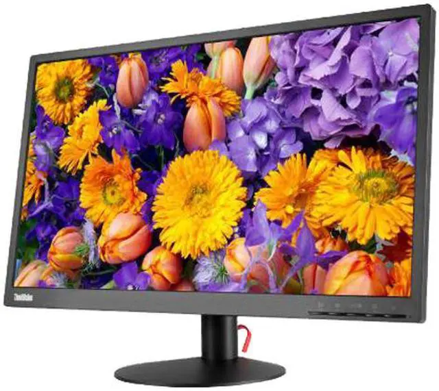 Alt view image 2 of 9 - Lenovo ThinkVision E24-10 23.8" 1920 x 1080 VGA DisplayPort LED Backlight LCD Monitor