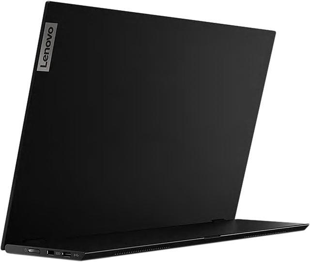 Alt view image 5 of 7 - Lenovo ThinkVision M14 14" Full HD 1920x1080 IPS Monitor - 300 Nit 6ms 2xUSB Type-C Ports Widescreen Backlit LED LCD Mobile Portable Display Raven Black