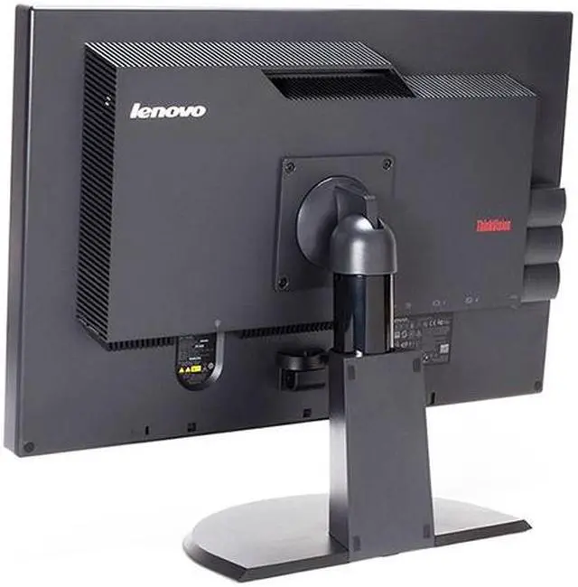 Alt view image 2 of 2 - Lenovo 24" eIPS WUXGA Monitor 7 ms D-Sub, DVI, DisplayPort ThinkVision LT2452PWC