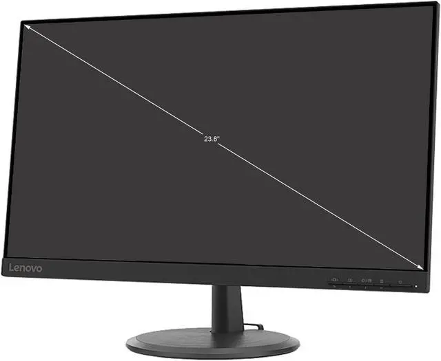 Alt view image 2 of 5 - Lenovo C24-20 24" (23.8" viewable) Full HD 1920 x 1080 75 Hz (Only for HDMI input) D-Sub, HDMI FreeSync (AMD Adaptive Sync) Monitor