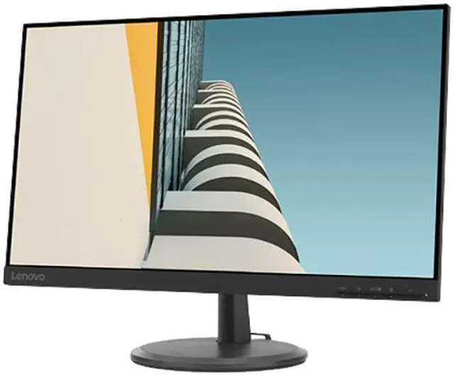 Alt view image 3 of 5 - Lenovo 24" (23.8" Viewable) 75 Hz (Only for HDMI Input) VA FHD Monitor (Grade A Refurbished) 4 ms (Extreme mode) / 6 ms (Typical mode) FreeSync (AMD Adaptive Sync) D-Sub, HDMI D24-20