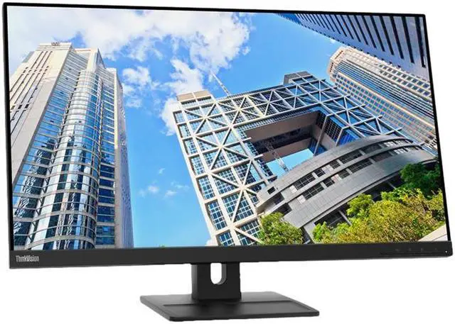 Alt view image 3 of 10 - Lenovo ThinkVision E28u-20 28" 4K UHD WLED LCD Monitor - 16:9 - Raven Black - 28" Class - in-Plane Switching (IPS) Technology - 3840 x 2160 - 1.07 Billion Colors - 300 Nit - 4 ms - 60Hz