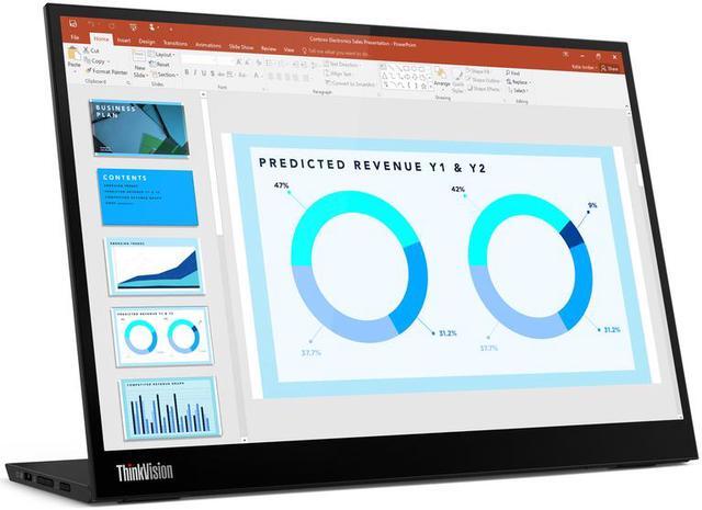 Main image of Lenovo ThinkVision M14d 14" WLED LCD Monitor - In-plane Switching (IPS) Technology - 16.7 Million Colors - 375 Nit - 6 ms - 60 Hz Refresh Rate - USB Hub 63AAUAR6US