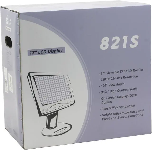 Alt view image 11 of 11 - SCANPORT 17" TFT LCD SXGA LCD Monitor 25 ms GL-821S