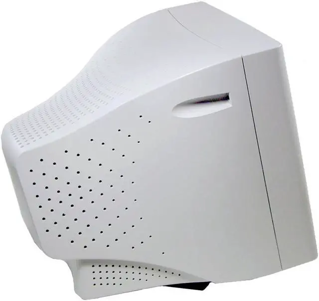 Alt view image 2 of 5 - SCANPORT GM-1770DF White 17" CRT Monitor 0.25mm Dot Pitch D-Sub