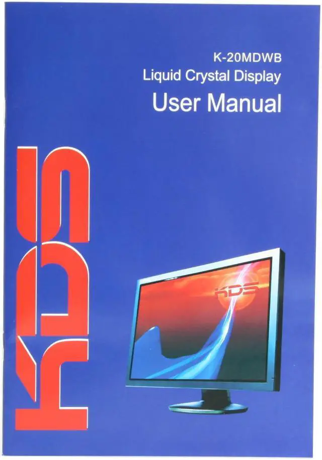 Alt view image 11 of 12 - KDS 20" WSXGA+ LCD Monitor 5 ms D-Sub, DVI K-20MDWB