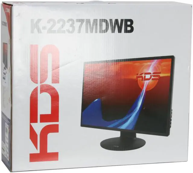 Alt view image 12 of 12 - KDS K-2237MDWB Black 21.6" 5ms Widescreen LCD Monitor w/ HDCP support 300cd/m2 1000:1 Built in Speakers