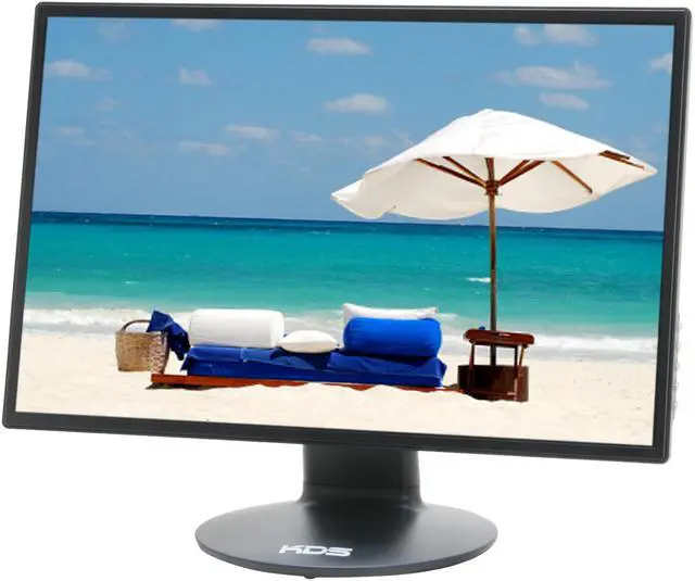 Main image of KDS K-22B2W Black 22" 5ms Widescreen LCD Monitor 300 cd/m2 1000:1 Built in Speakers w/ HDCP Support