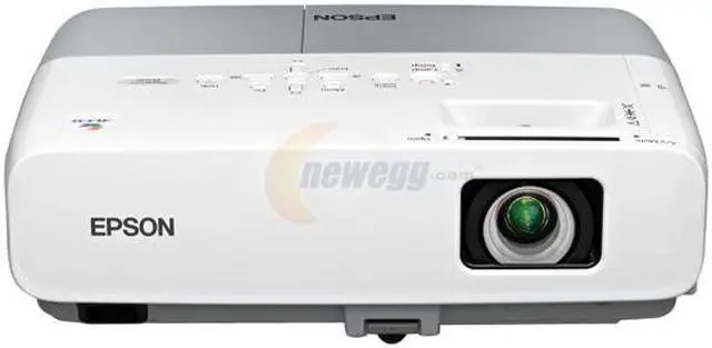 Alt view image 3 of 5 - EPSON PowerLite825 1024 x 768 3000 lumens LCD Projector 2000:1