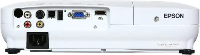 Alt view image 5 of 9 - EPSON PowerLite Home Cinema 705HD 720P 1280x720 2500 Lumens Home Theater 3LCD Projector
