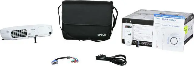 Alt view image 9 of 9 - EPSON PowerLite Home Cinema 705HD 720P 1280x720 2500 Lumens Home Theater 3LCD Projector