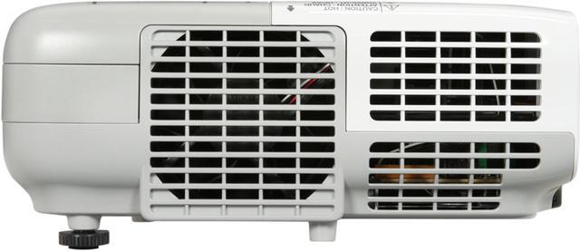 Alt view image 3 of 7 - EPSON PowerLite 84+ XGA 1024x768 2600 Lumens Multimedia 3LCD Projector w/ Network Function