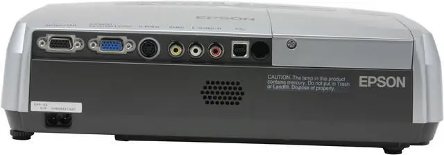 Alt view image 6 of 10 - EPSON POWERLITE S3 800 x 600 1600 ANSI lumens (High Brightness), 1400 ANSI lumens (Low Brightness) LCD Projector 500:1