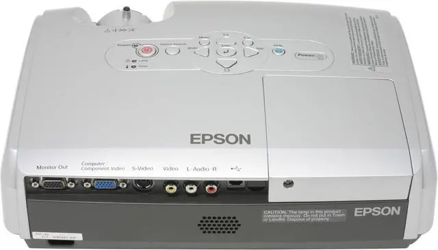 Alt view image 7 of 10 - EPSON POWERLITE S3 800 x 600 1600 ANSI lumens (High Brightness), 1400 ANSI lumens (Low Brightness) LCD Projector 500:1