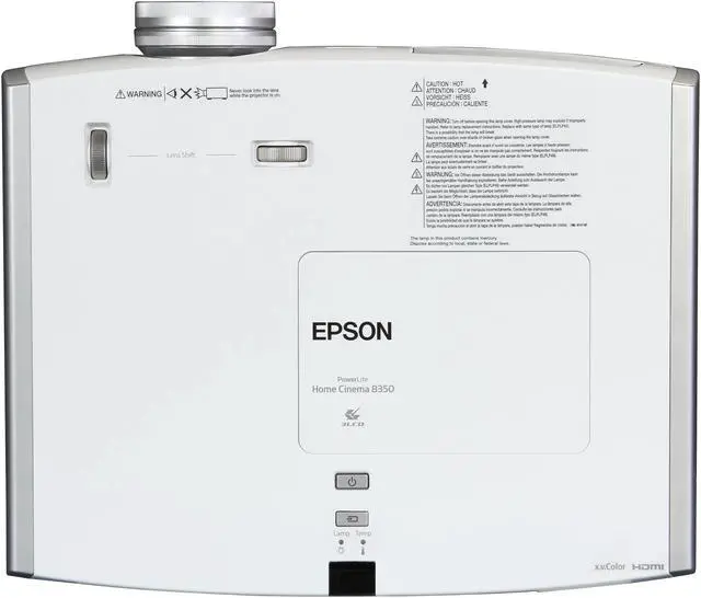 Alt view image 6 of 8 - Epson PowerLite Home Cinema 8350 1080P 1920x1080 2000 Lumens Home Theater 3LCD Projector