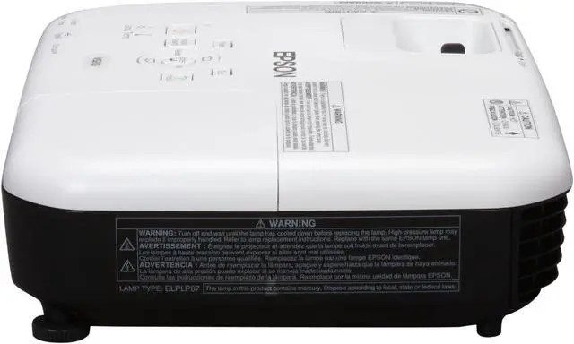 Alt view image 4 of 8 - EPSON VS210 (V11H433020) 800 x 600 (SVGA) 2600 lumens LCD Multimedia Projector Up to 3000:1 - OEM