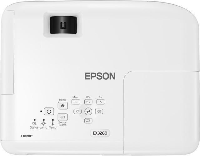 Alt view image 7 of 8 - Epson EX3280 3-Chip 3LCD XGA Projector with Built-in Speaker (V11H975020) - White