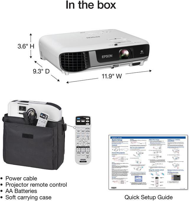 Alt view image 6 of 8 - Epson Pro EX7280 3-Chip 3LCD WXGA Projector, 4,000 Lumens Color Brightness, 4,000 Lumens White Brightness, HDMI, Built-in Speaker, 16,000:1 Contrast Ratio