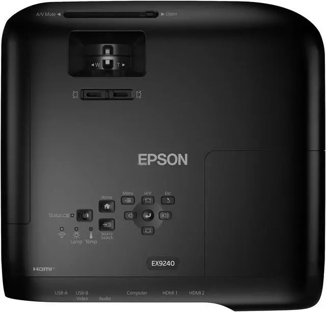 Alt view image 3 of 8 - Epson Pro EX9240 3LCD Full HD 1080p Wireless Projector with Miracast (V11H978020) - Black